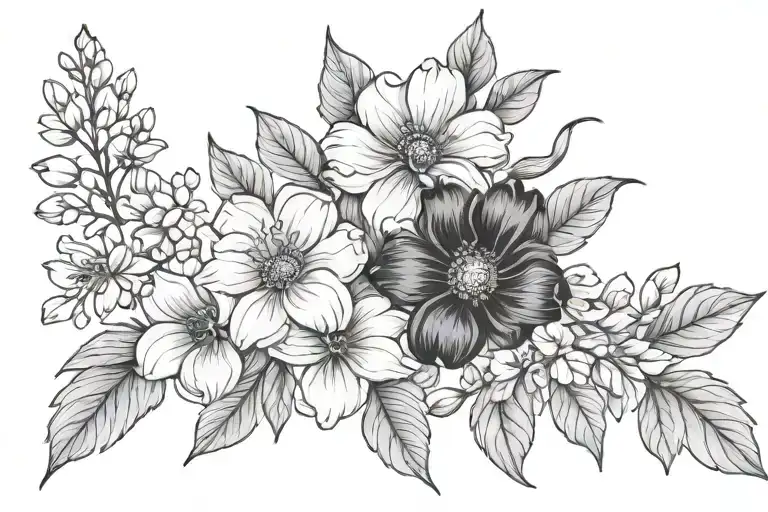 June October April April Birth Flower