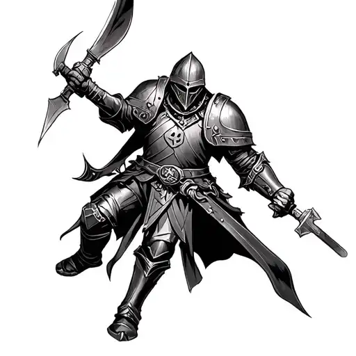 Black Templar Warhammer 40K Battle Scene