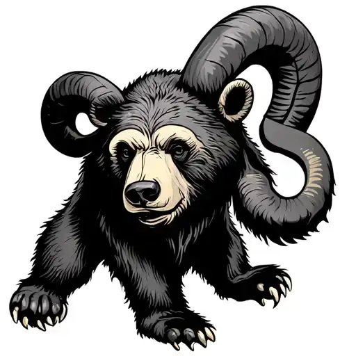 Aries Sign With Grateful Dead Dancing Bear