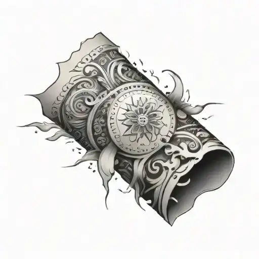 Coverup Abstract Patterns Money