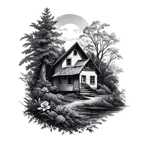 Nature Cottage Core Thigh