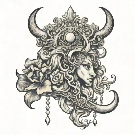 Twin Tiaras Taurus Symbolism