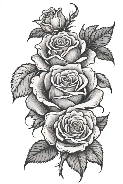 Rose With Hidden Letter H