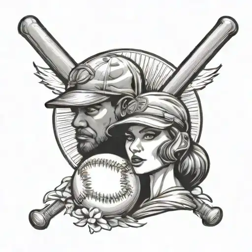 Baseball Husband And Wife