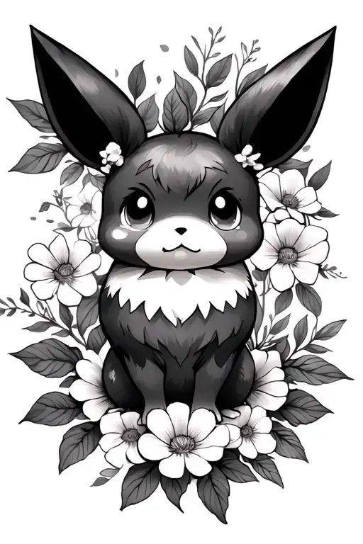 Floral And Eevee Pokemon