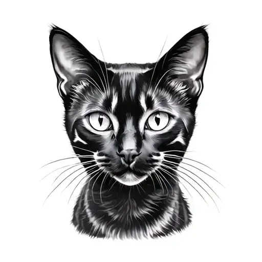 Black Cat In Kenya Africa