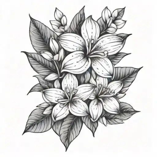 Frangipani Fine Line