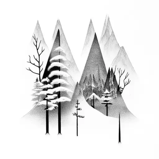 Mountain Forrest Sleeve