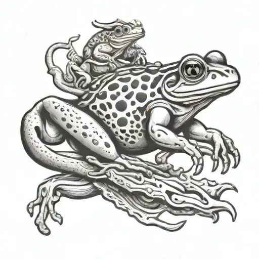 Frog On A Bucking Horse