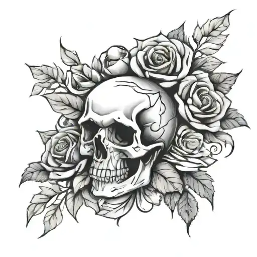 Tattoo For Memento Mori Medium Size On Forearm