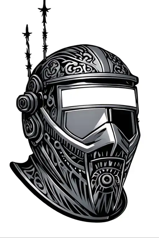 Japanese Warrior Welding Mask