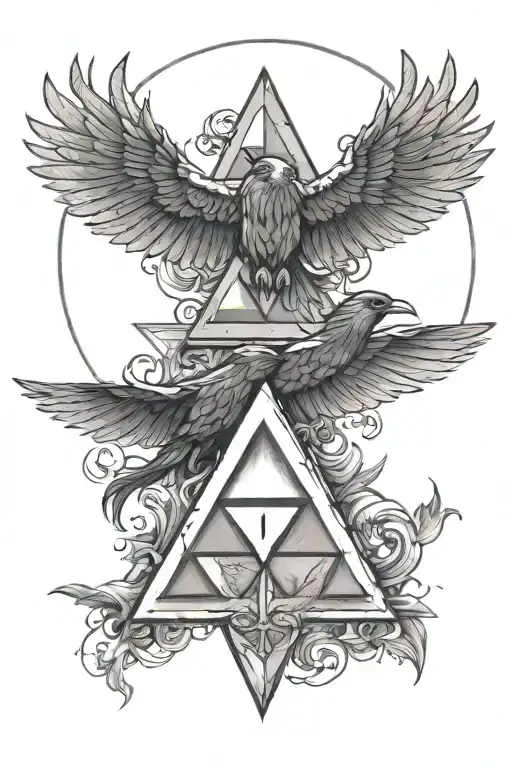 Triforce And Ravens Dark For Cover Featuring