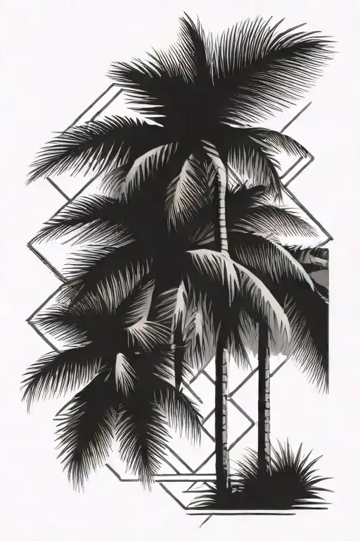 Palm Tree Geometric
