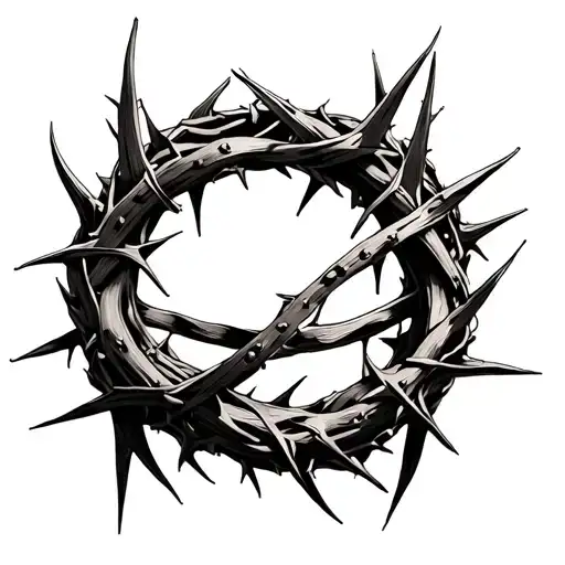 Crown Of Thorns Wrapping Itself