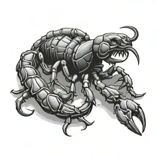 Scorpion 3D Cross