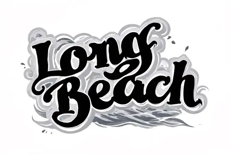 Long Beach Lettering