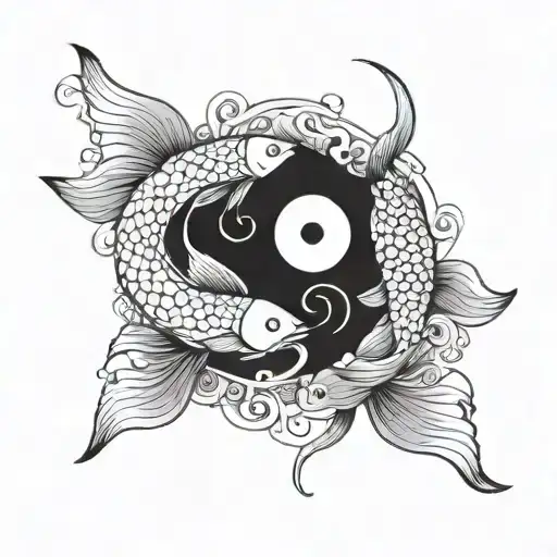 A Bow Who Shot Fish Yin Yang
