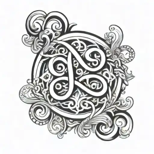 Manish Name With Infinty Symbol