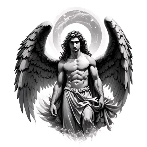 Gaurdian Angel Wings Male Angel