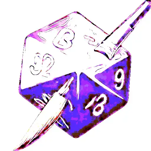 D20 Dice And Paintbrushes