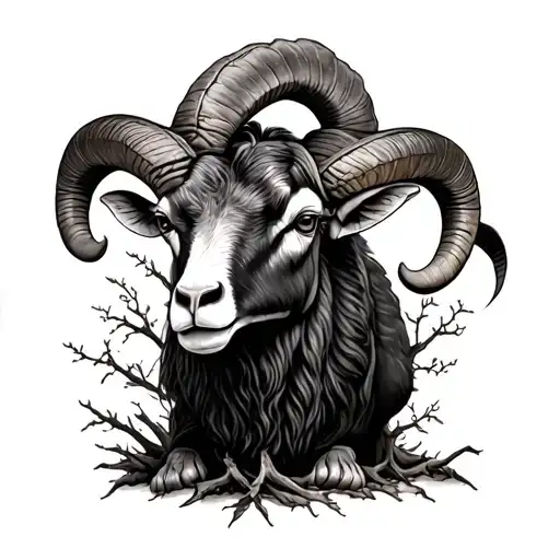 Ram Next To Poison Tree