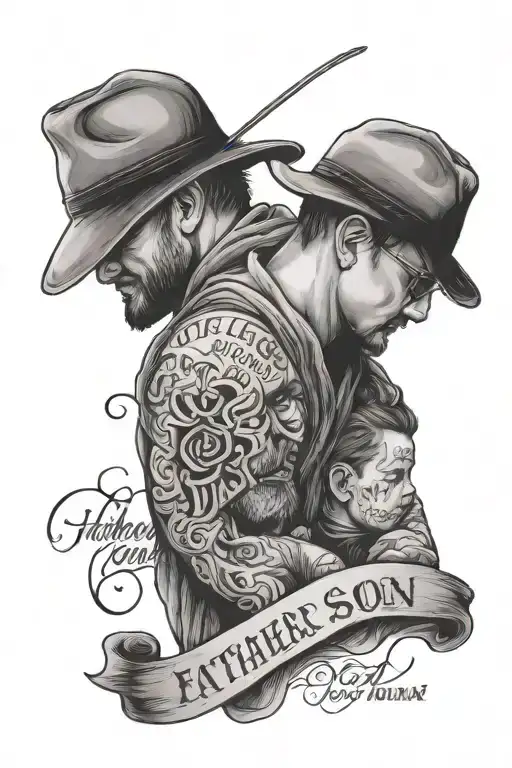 Father Son Words Written