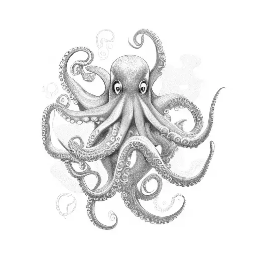 Sexy Octopus Mermaid With 3 Eyes