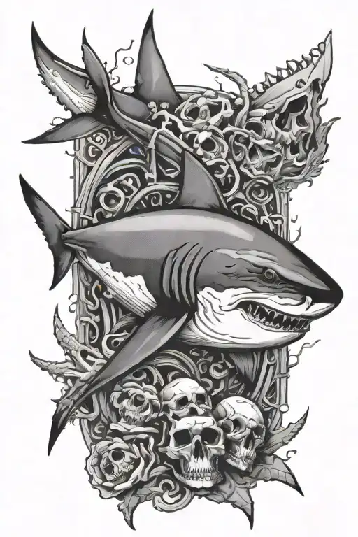 Shark And Bones