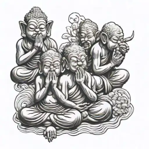 Hear No Evil See No Evil Speak No Evil Buddhist Style