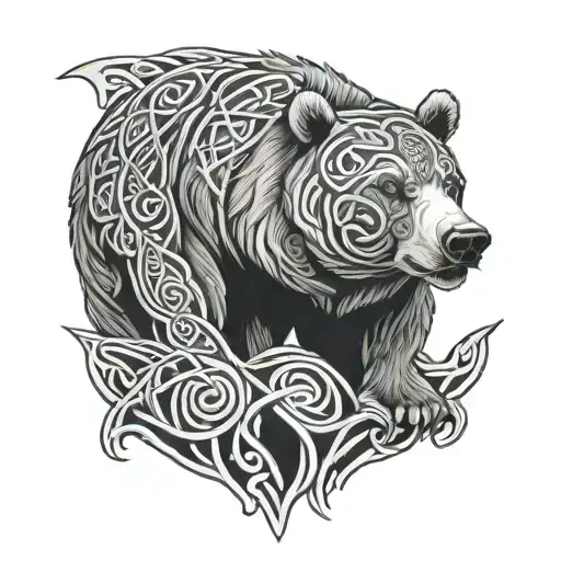 Celtic Grizzly Bear