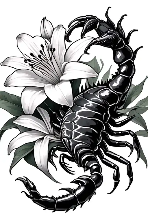 Lilys And Scorpion Mixed