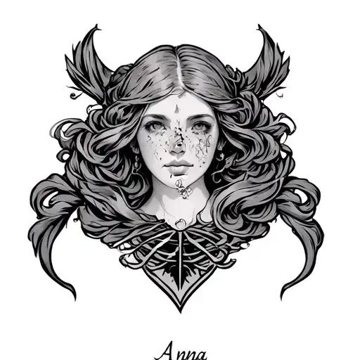 Missing Rib Tattoo Of The Name Anna