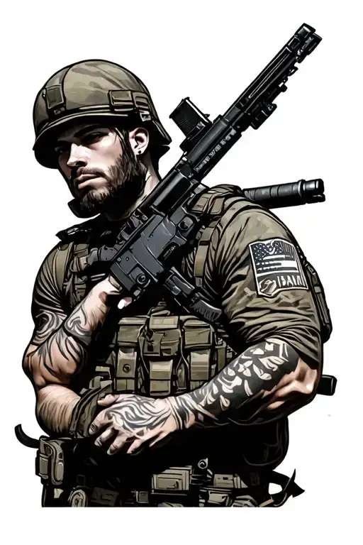 A Military Arm Sleeve