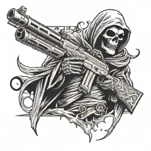 Grim Reaper Ak 47 Rifle