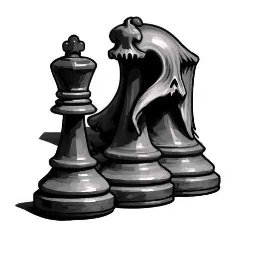 Creepy Chess Piece