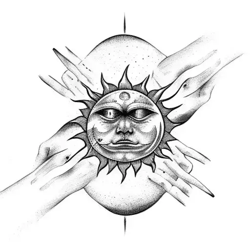 Sun And Moon Hands