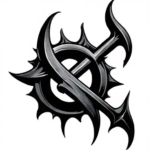 Iron Symbol Intertwined