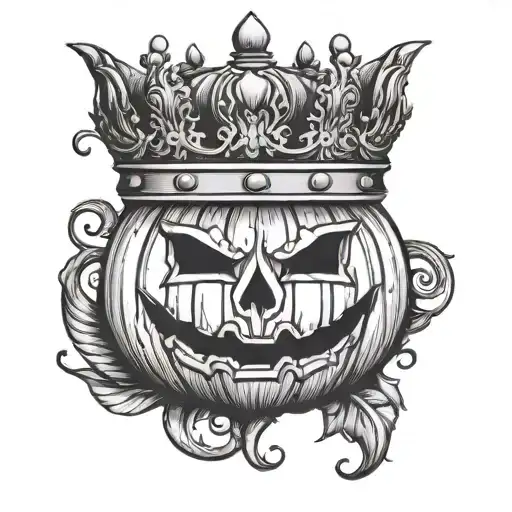 Pumpkin With Crown
