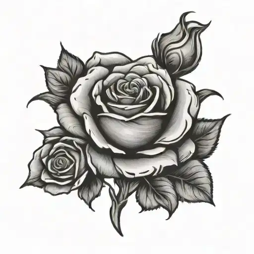 Heart And Rose With Name Written