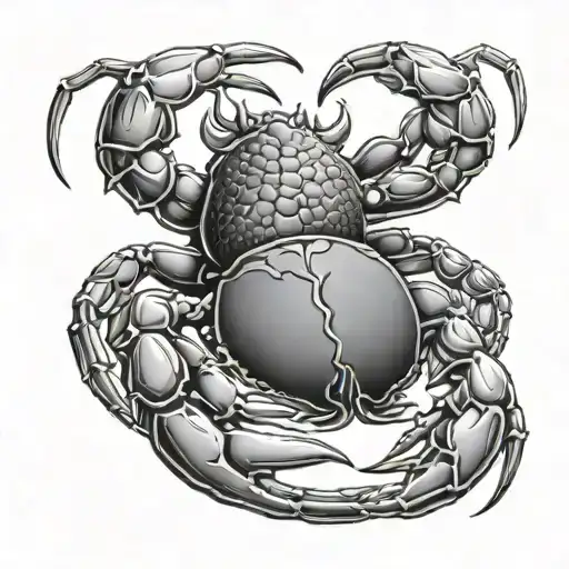 Scorpion Crab Yin Yang