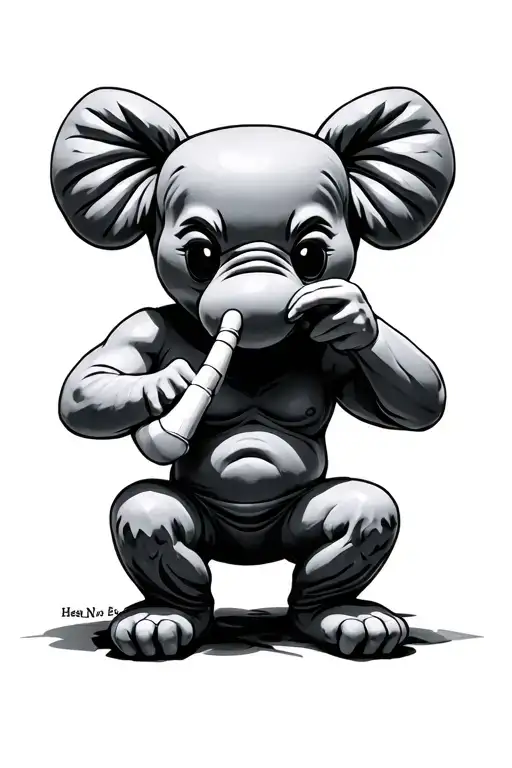 1Of1 Hear No See No Speak No Evil Kaws