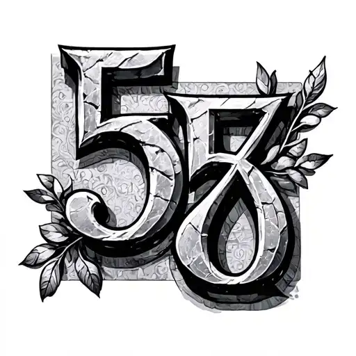 Stone Roman Numeral 5