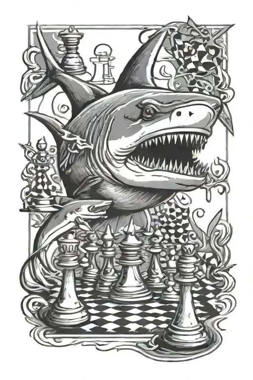 Shark Play Chess