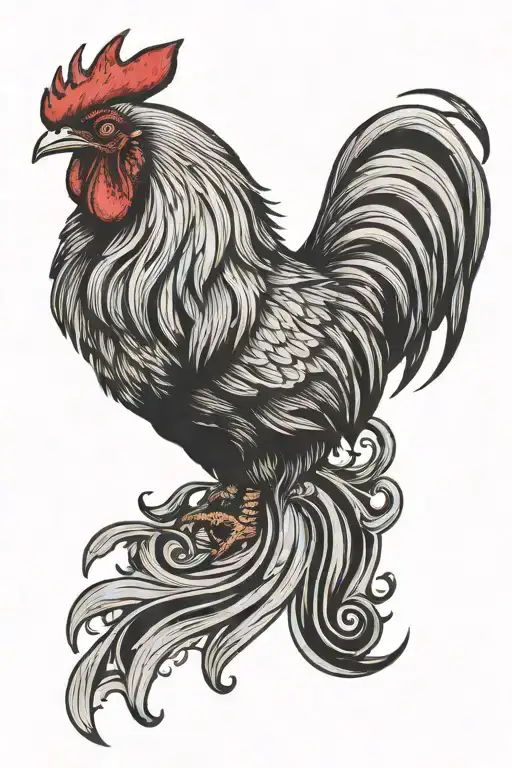 Rooster Water Ruby Stone Cancer Zodiac Sign