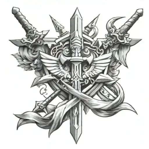 Master Sword Tattoo Zelda