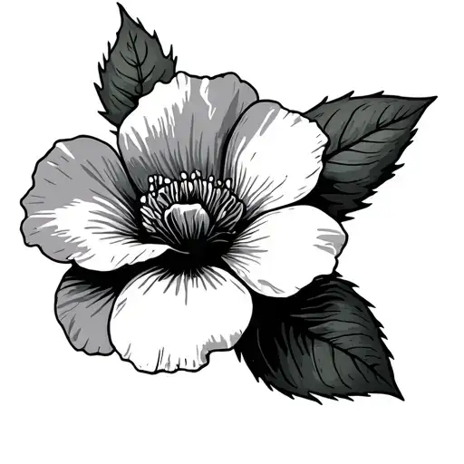 Simple Cherokee Rose