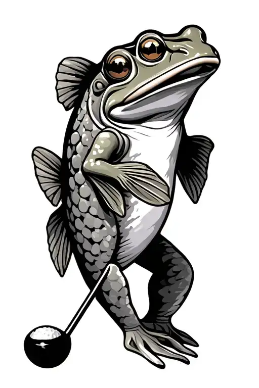 Golf Fish Frog Slot Machine