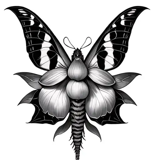 Death Moth Lotus Flower