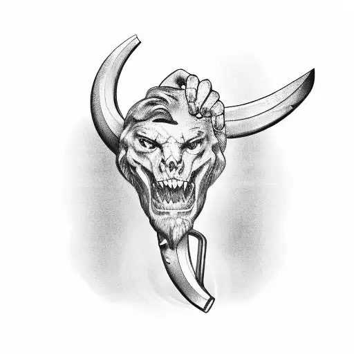 Greek Arm Sleeve With The Bicep Being A Ripped Scroll