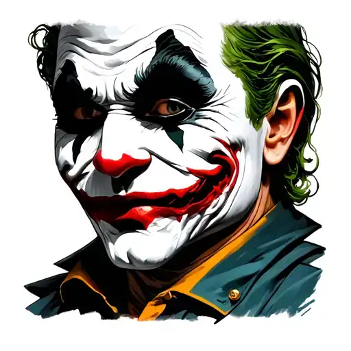 Joker Mask With Ha Ha Ha